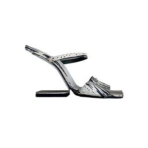 Vintage Fendi Animal Print Suspension Heels